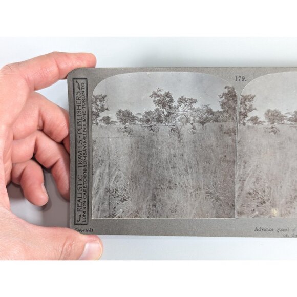 Antique 1901 Boer War Stereoscopic Cards Realistic Travels / Underwood & - Picture 4 of 9